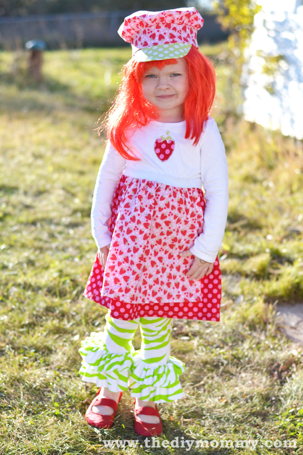 Strawberry Short Cake Halloween
 Sew a Strawberry Shortcake Costume