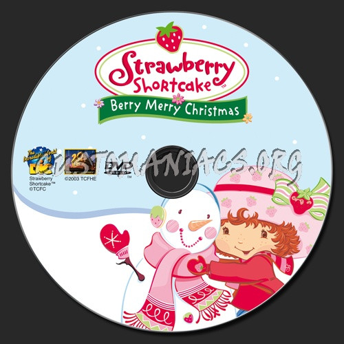 Strawberry Shortcake Berry Merry Christmas
 Strawberry Shortcake Berry Merry Christmas dvd label DVD