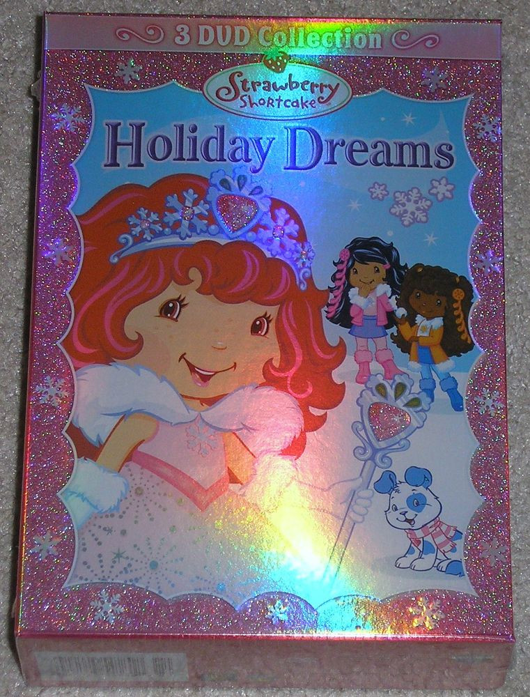 Strawberry Shortcake Berry Merry Christmas
 Strawberry Shortcake Holiday Dreams 3 DVD Collection New