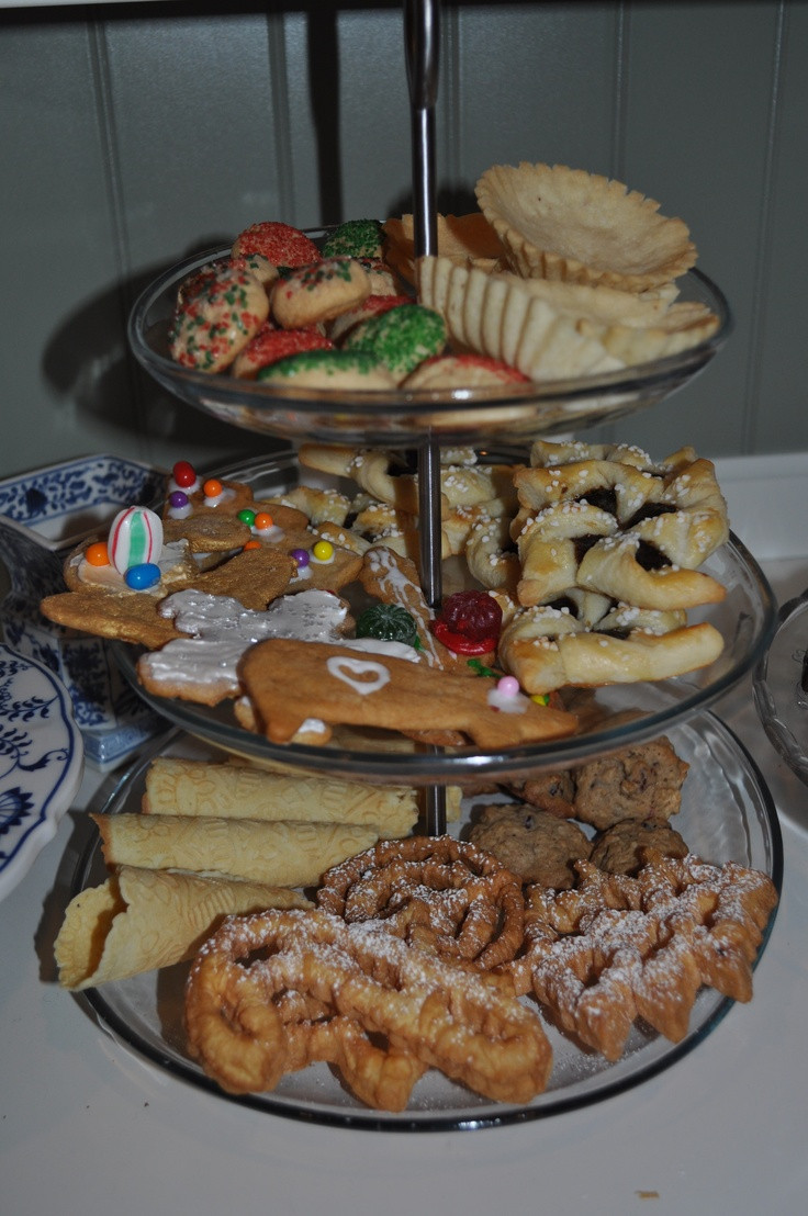 Swedish Christmas Desserts
 Nice display of Scandinavian Christmas cookies
