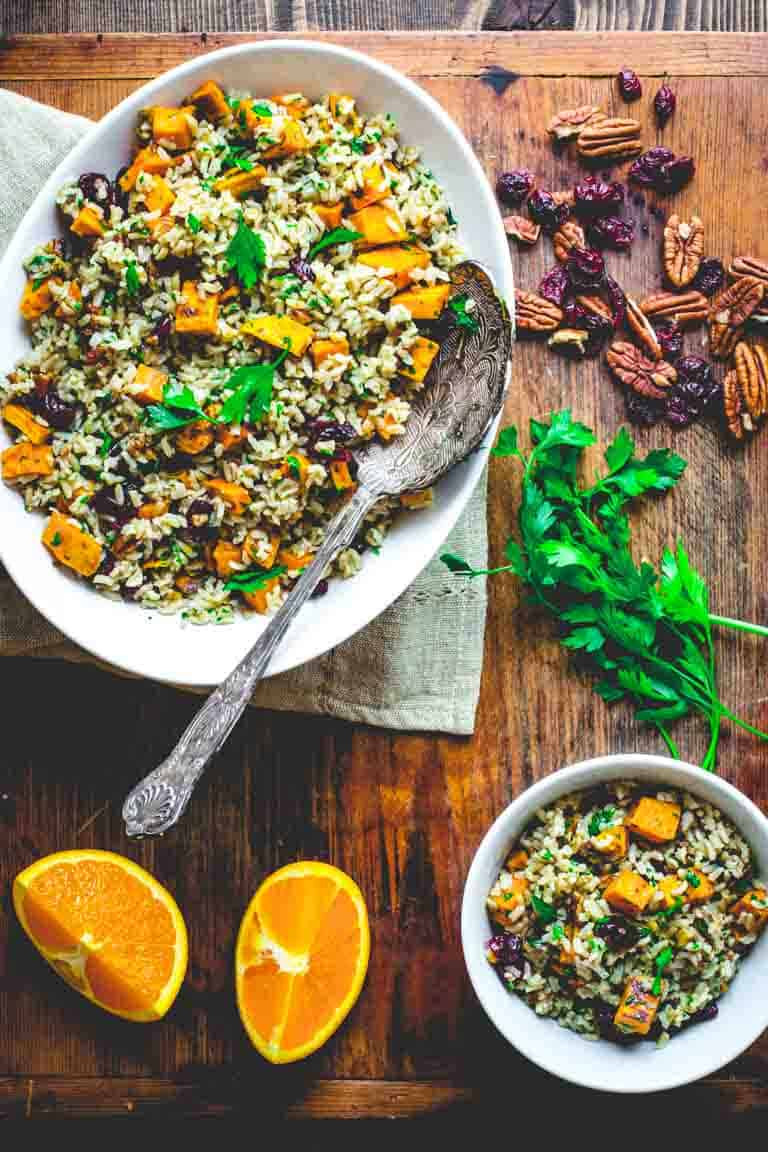 Sweet Potato Recipes For Thanksgiving
 brown rice and sweet potato salad Healthy Seasonal Recipes