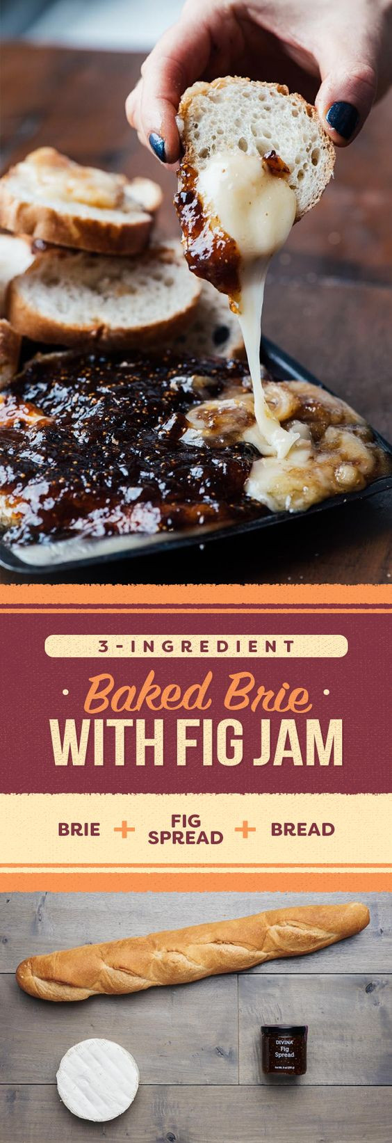 Thanksgiving 2019 Appetizers
 Baked Brie with Fig Jam in 2019 food