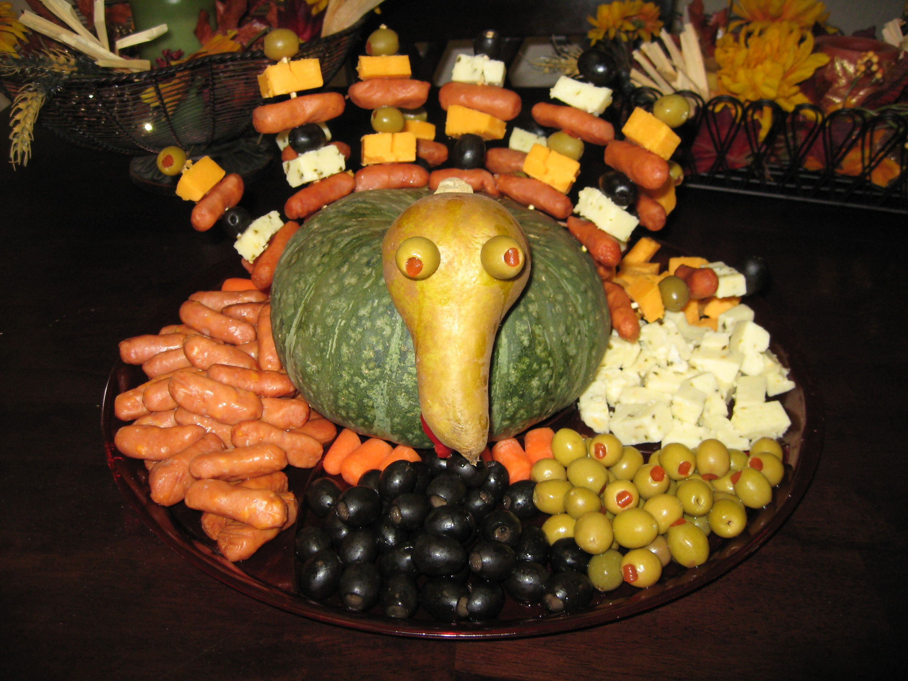Thanksgiving Appetizers Pinterest
 Thanksgiving "Turkey" Appetizer holidays