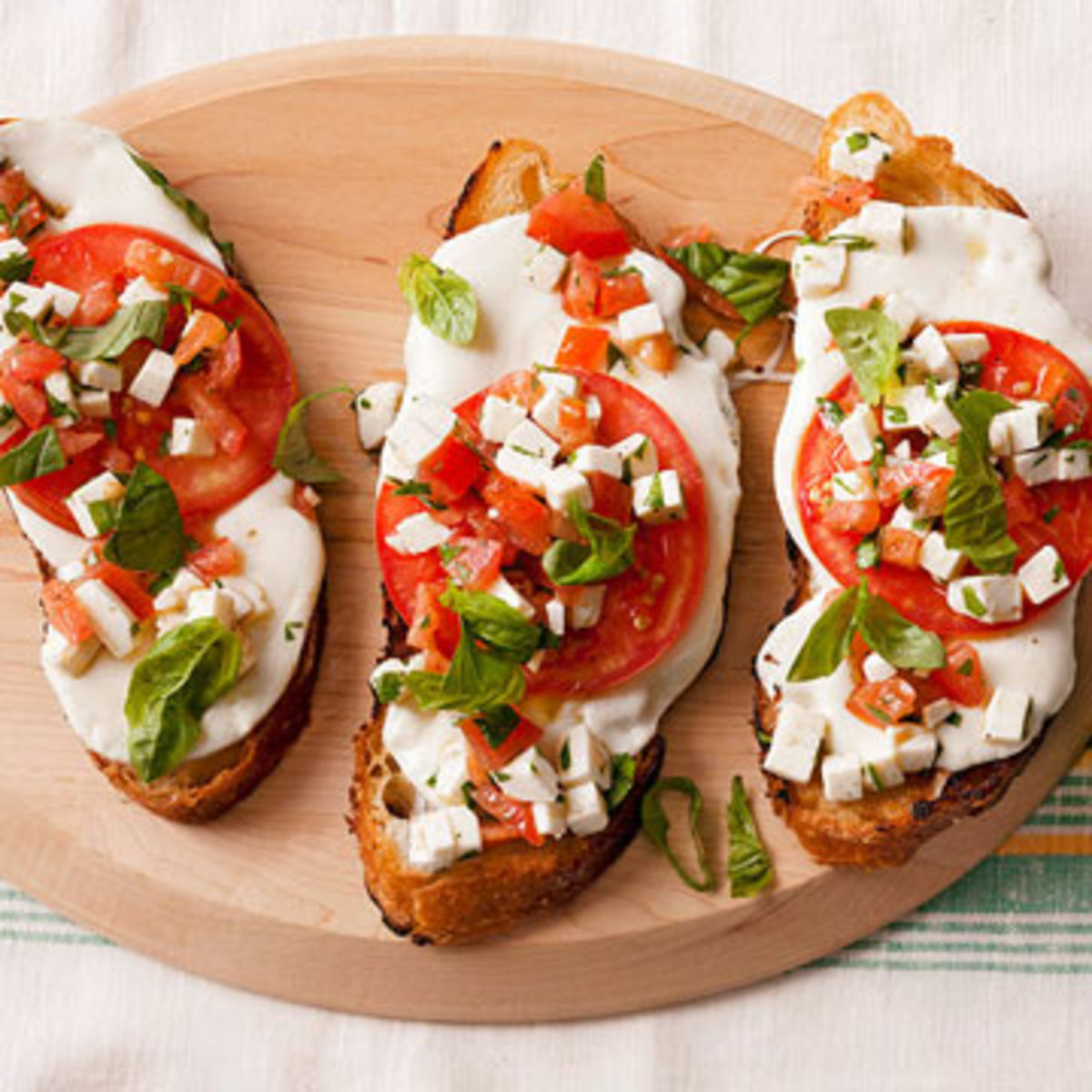 Thanksgiving Appetizers Rachael Ray
 Apps in a Snap Open Face Caprese Rachael Ray Every Day