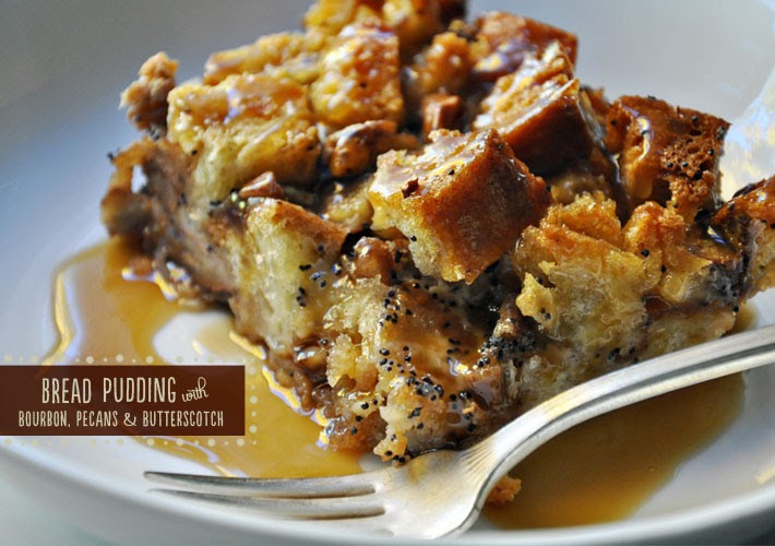 Thanksgiving Bread Pudding
 the parsley thief Bread Pudding with Bourbon Pecans