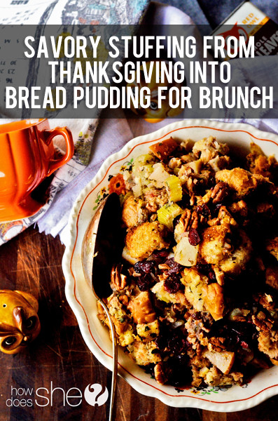 Thanksgiving Bread Pudding
 Cranberry Asian Pear Stuffing with cranberry citrus sauce