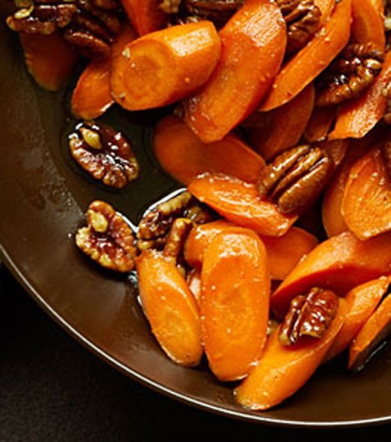 Thanksgiving Carrot Recipes
 Glazed Carrots with Pecans Recipe