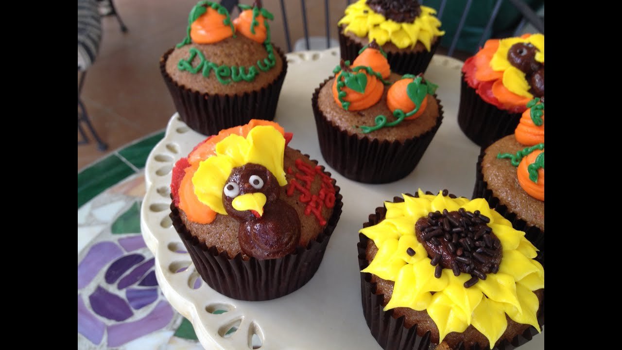 Thanksgiving Cupcakes Decorating Ideas
 How to Make EASY Thanksgiving Cupcakes kid friendly