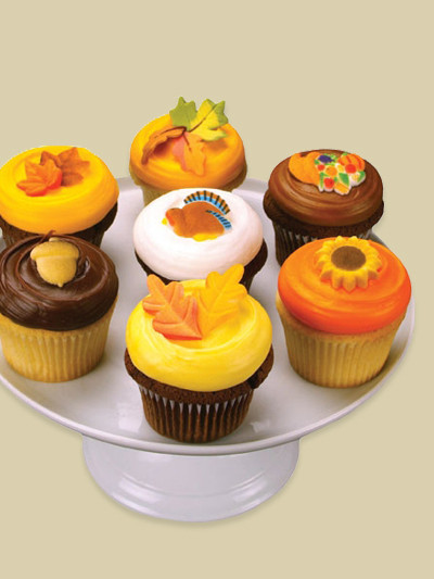Thanksgiving Cupcakes Decorating Ideas
 Decorating Idea Autumn Thanksgiving Cupcakes