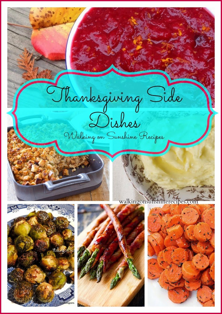 Thanksgiving Day Side Dishes
 Holidays Thanksgiving Day Side Dishes 2014 Walking