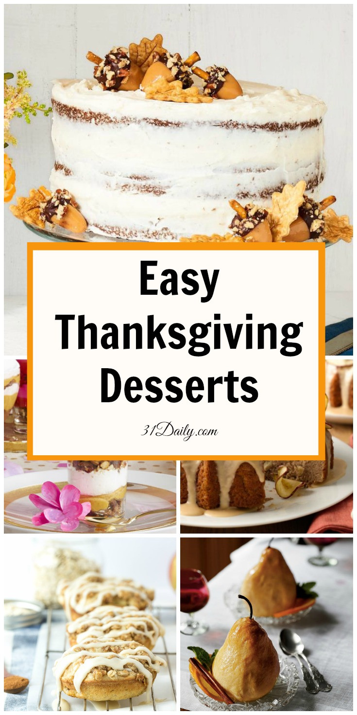 Thanksgiving Desserts Easy
 Easy Thanksgiving Desserts That Aren t Pumpkin Pie 31 Daily