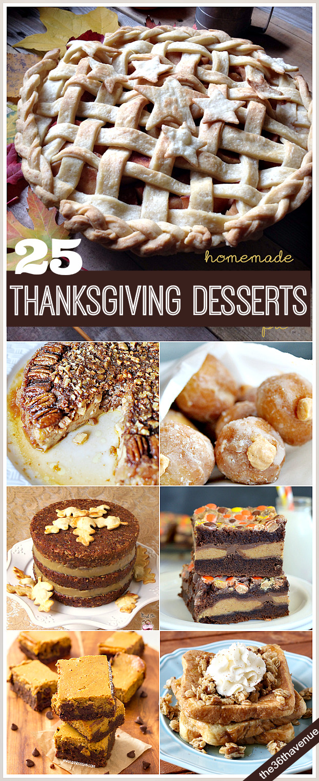 Thanksgiving Desserts Ideas
 25 Thanksgiving Recipes Desserts and Treats The 36th