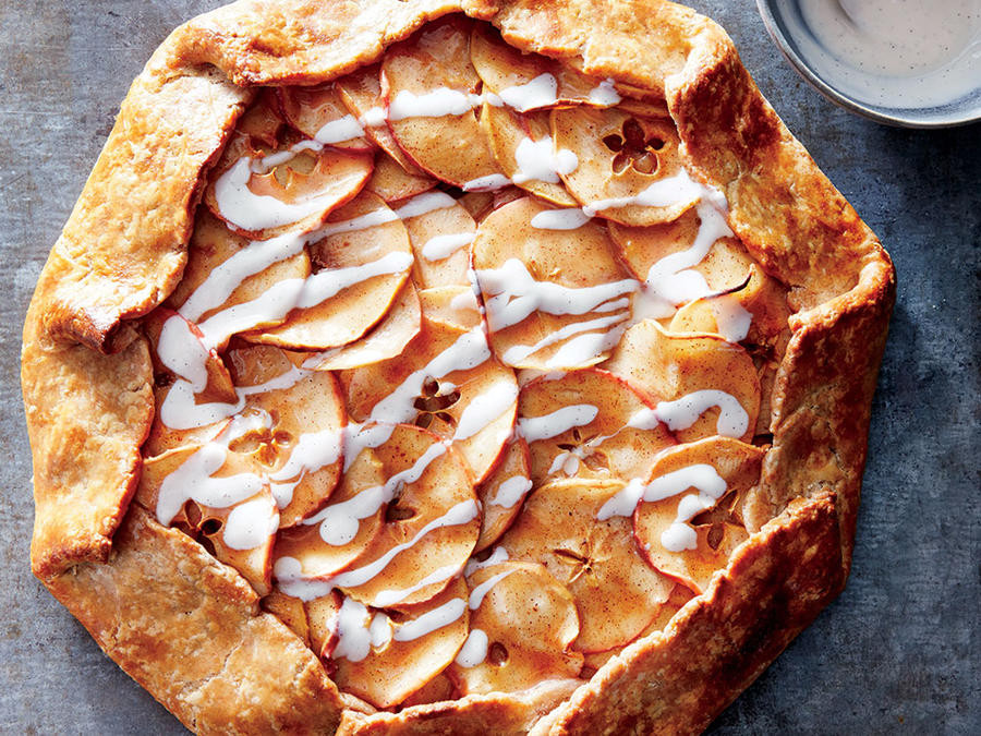 Thanksgiving Desserts List
 Apple Galette with Vanilla Yogurt Drizzle Recipe Cooking