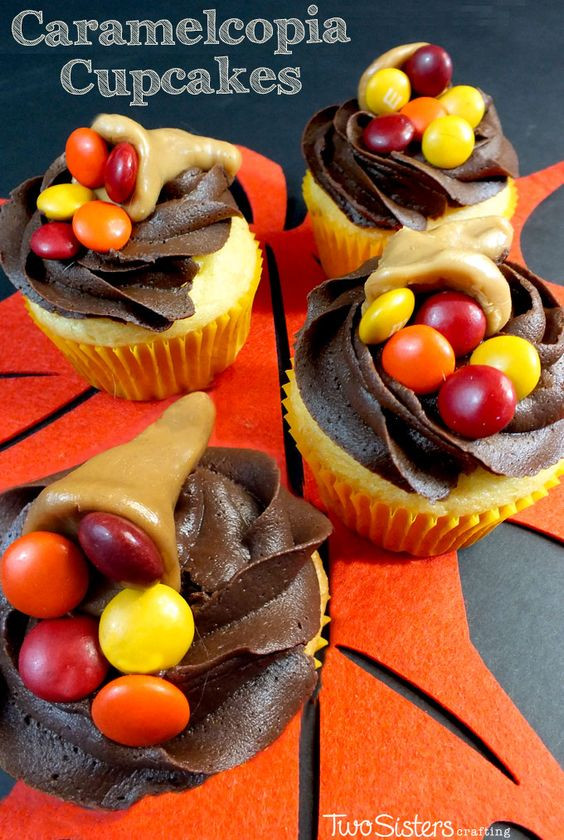 Thanksgiving Desserts Pinterest
 Thanksgiving Caramelcopia Cupcakes