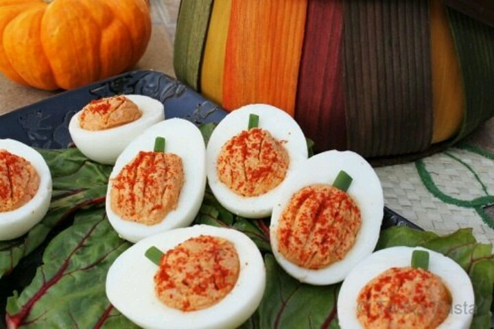 Thanksgiving Deviled Eggs Recipe
 Deviled eggs Fall & Thanksgiving 2014