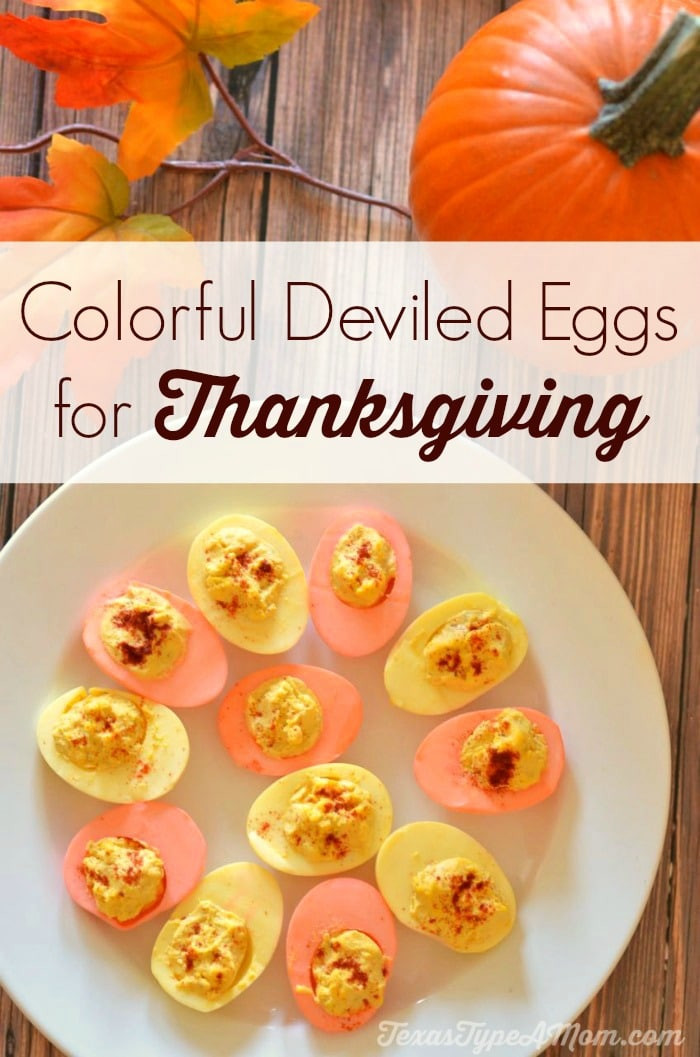Thanksgiving Deviled Eggs Recipe
 Colorful Deviled Eggs Recipe