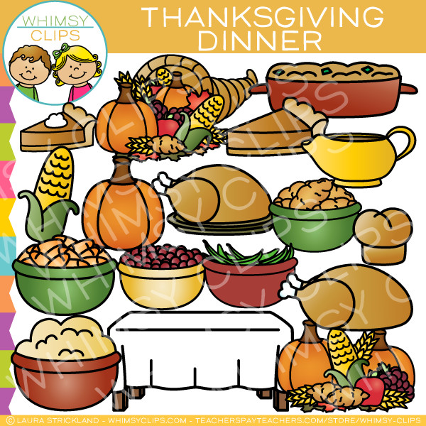 Thanksgiving Dinner Clip Art
 Thanksgiving Dinner Clip Art & Illustrations
