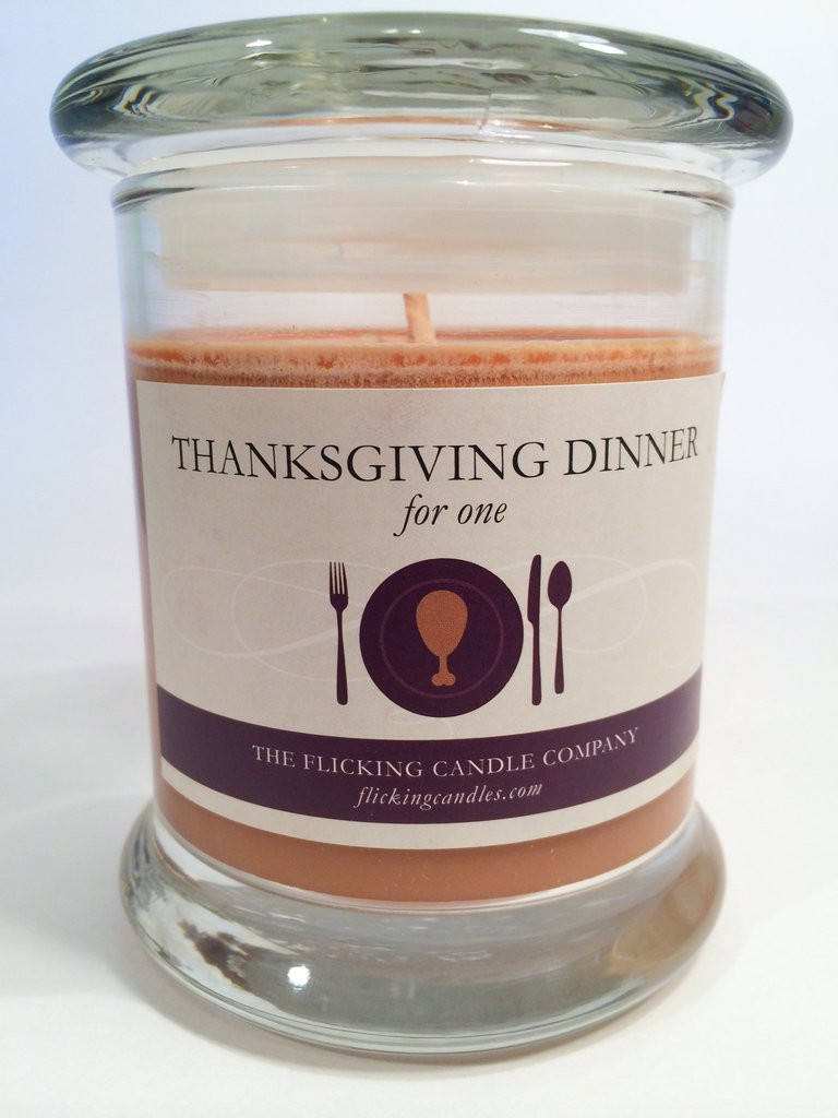 Thanksgiving Dinner For One
 Thanksgiving Dinner for e – Flick Candles