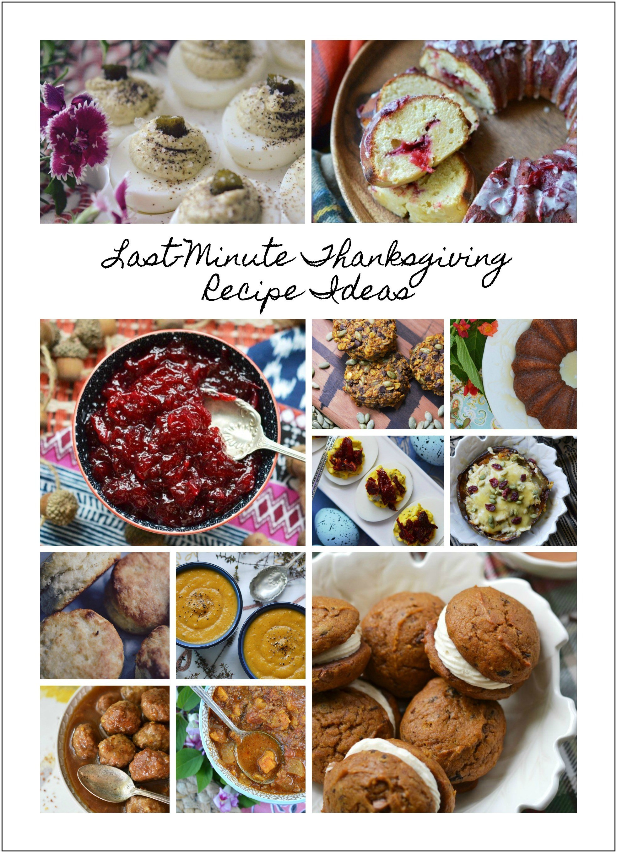 Thanksgiving Dinner Ideas Without Turkey
 Last Minute Thanksgiving Recipe Ideas – 2017