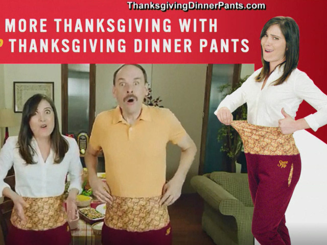 Thanksgiving Dinner Pants
 Stove Top introduces Thanksgiving Dinner Pants NBC26