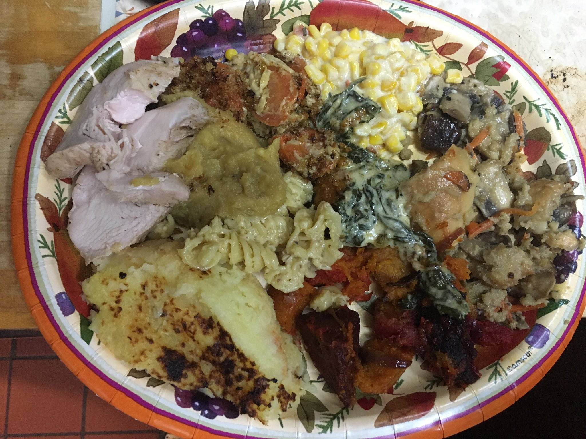 Thanksgiving Dinner Plates
 Ian Rapoport Posts His Thanksgiving Plate Twitter Gets