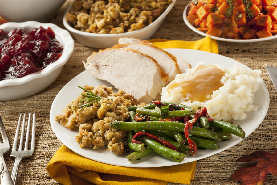 Thanksgiving Dinner Plates
 Just how many calories are in that Thanksgiving meal
