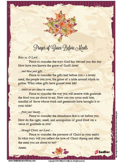 Thanksgiving Dinner Prayer
 Best 25 Meal prayer ideas on Pinterest