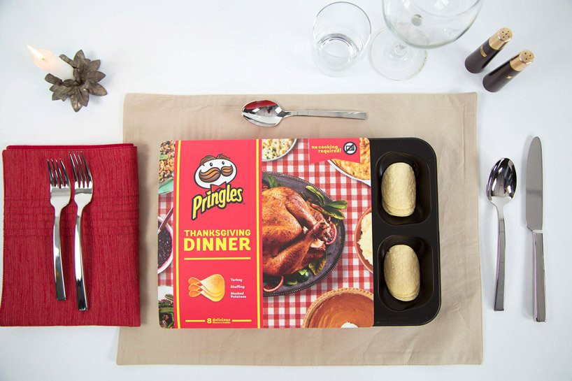Thanksgiving Dinner Pringles
 pringles creates thanksgiving dinner out of potato chips