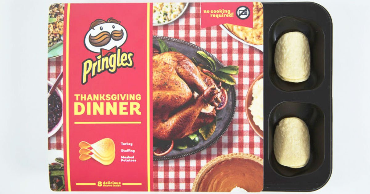 Thanksgiving Dinner Pringles
 Pringles Launches An Whole Thanksgiving Dinner Built Out