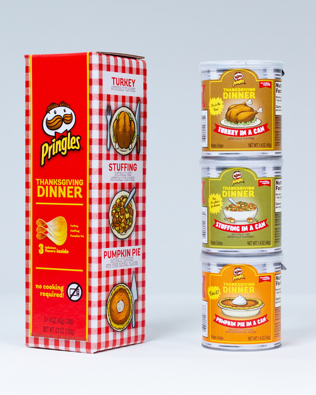 Thanksgiving Dinner Pringles
 Move Over Mashed Potatoes Thanksgiving Dinner Pringles