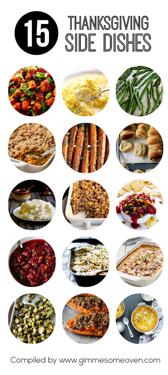 Thanksgiving Dinner Sides
 15 Thanksgiving Side Dishes