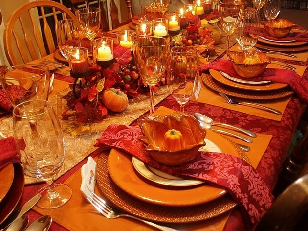 Thanksgiving Dinner Table Settings
 Thanksgiving Table 14 Pics