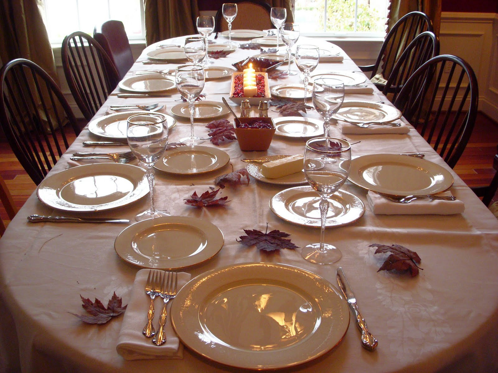 Thanksgiving Dinner Table Settings
 Hope Studios Thanksgiving Wrap up