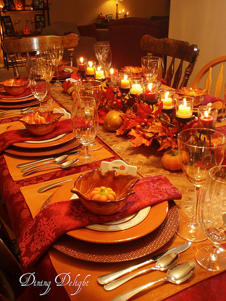 Thanksgiving Dinner Table Settings
 31 Stylish Thanksgiving Table Decor Ideas Easyday
