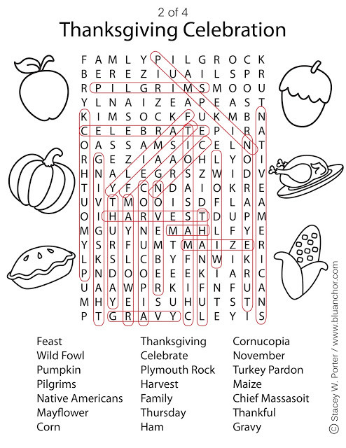 Thanksgiving Dinner Word Whizzle Search
 The Art of Stacey W Porter Free Thanksgiving Printable