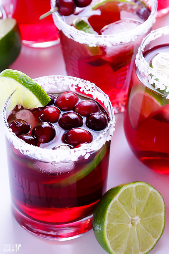 Thanksgiving Drinks For A Crowd
 Cranberry Margaritas