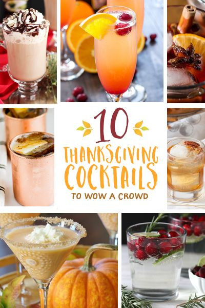 Thanksgiving Drinks For A Crowd
 Best 25 Thanksgiving cocktails ideas on Pinterest