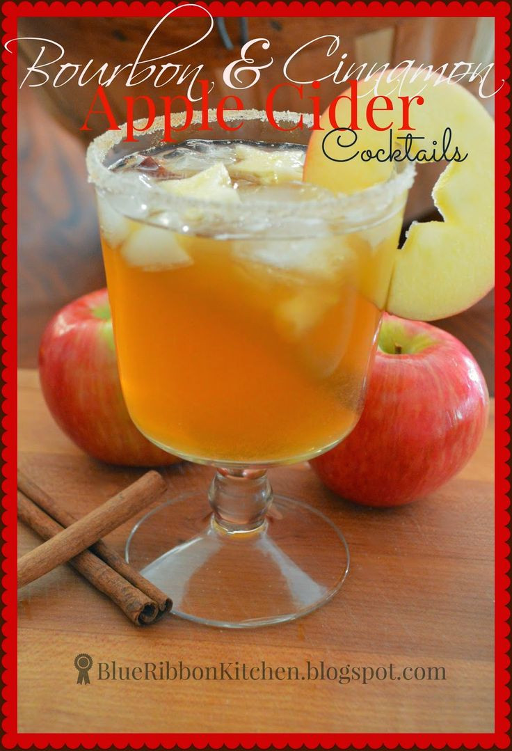 Thanksgiving Drinks For A Crowd
 Bourbon & Cinnamon Apple Cider Cocktails Easy to make for