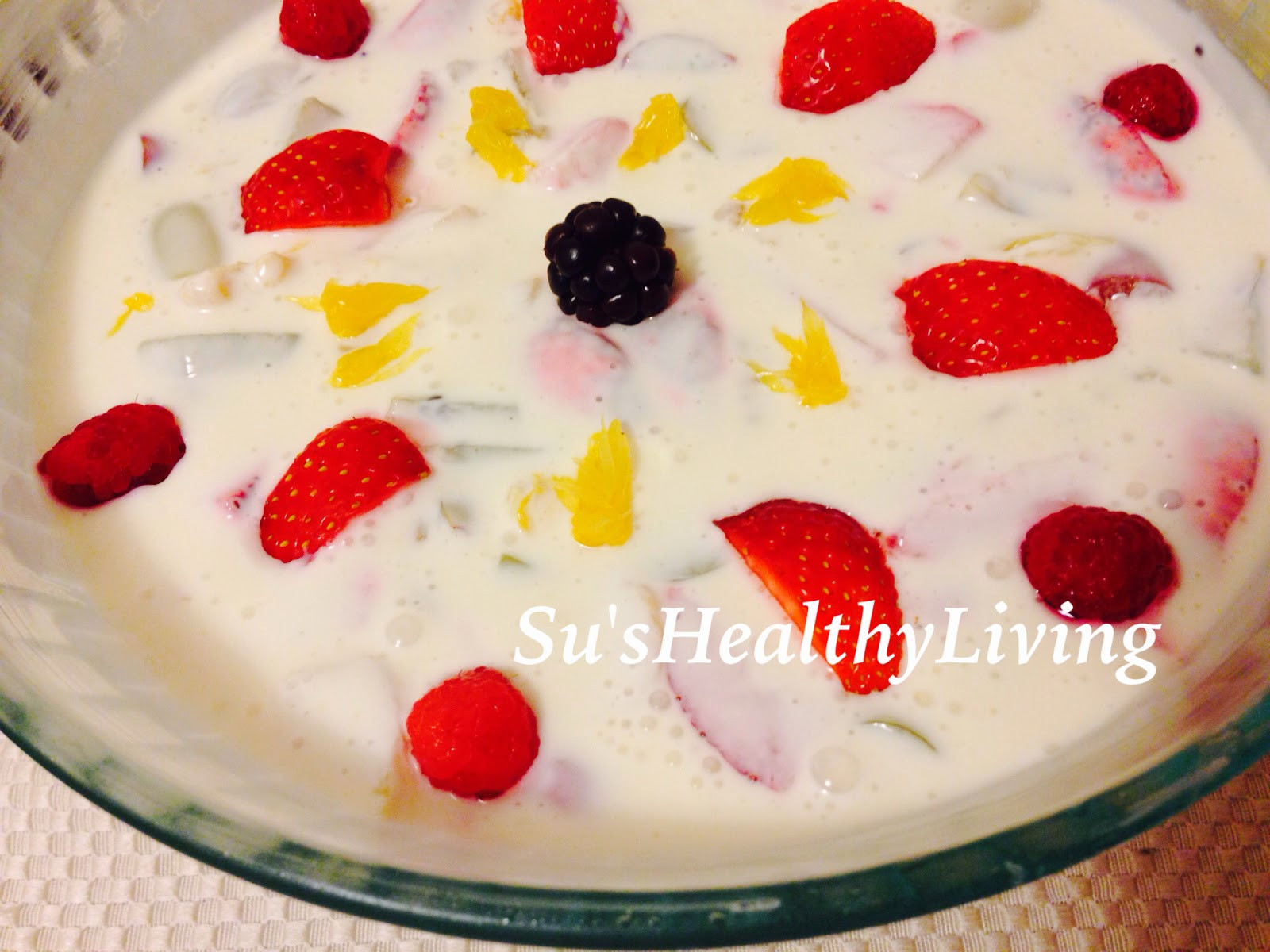 Thanksgiving Fruit Desserts
 Su s Healthy Living Thanksgiving Special Easy Creamy