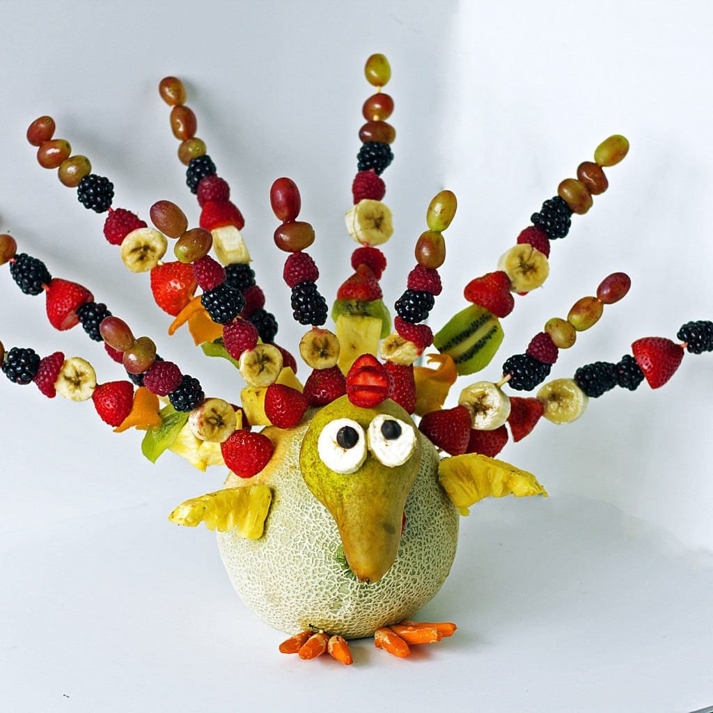 Thanksgiving Fruit Turkey
 FRUIT TURKEY with CHOCOLATE FONDUE VIDEO  Grain Free