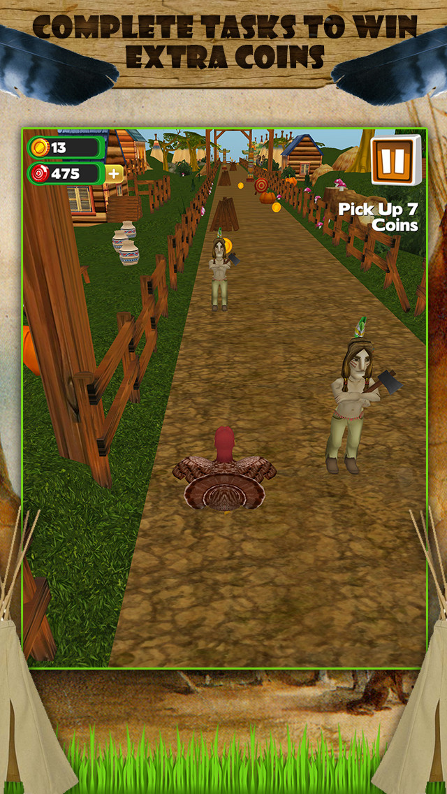 Thanksgiving Games Turkey Run
 3D Turkey Run Thanksgiving Infinite Runner Game FREE ios