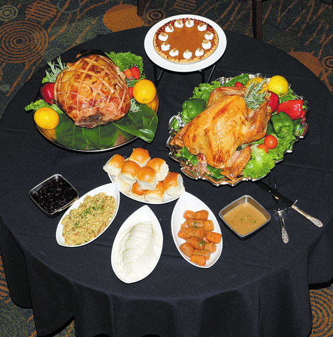 Thanksgiving Ham Dinner
 A Grand Meal for All Oceanarium Restaurant