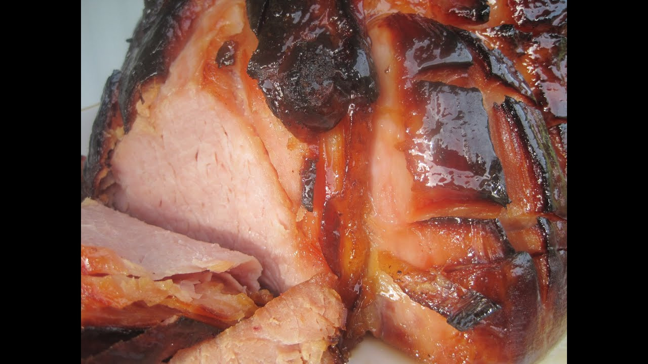 Thanksgiving Ham Glaze Recipes
 BROWN SUGAR & HONEY GLAZED BAKED HAM How to BAKE A