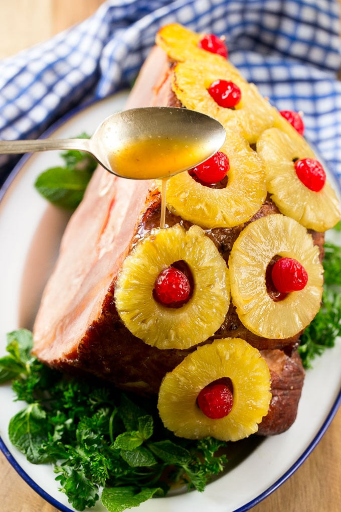 Thanksgiving Ham Recipes With Pineapple
 Ham with Pineapple and Cherries Dinner at the Zoo