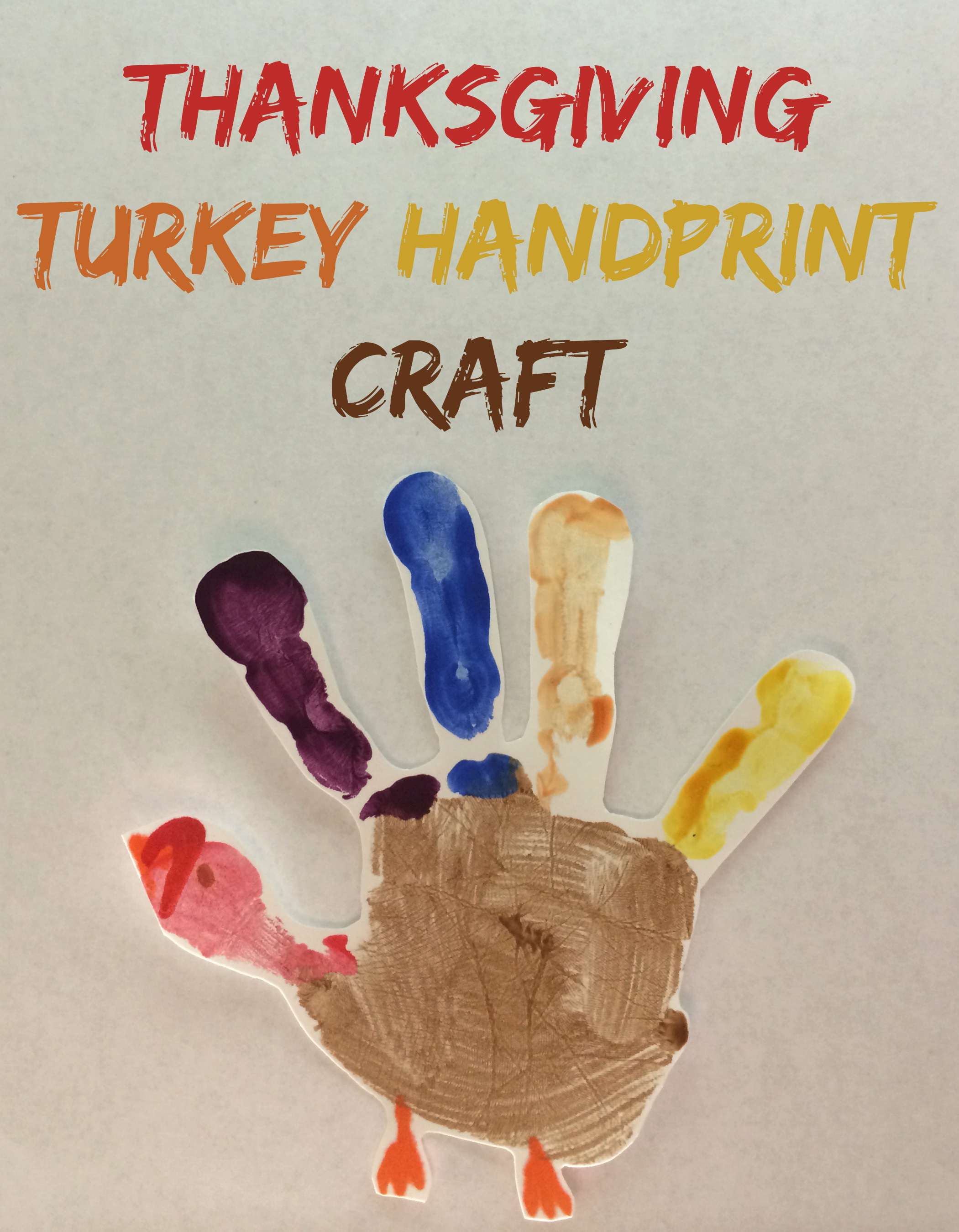 Thanksgiving Hand Turkey
 Thanksgiving Turkey Handprint Craft A Sparkle of Genius