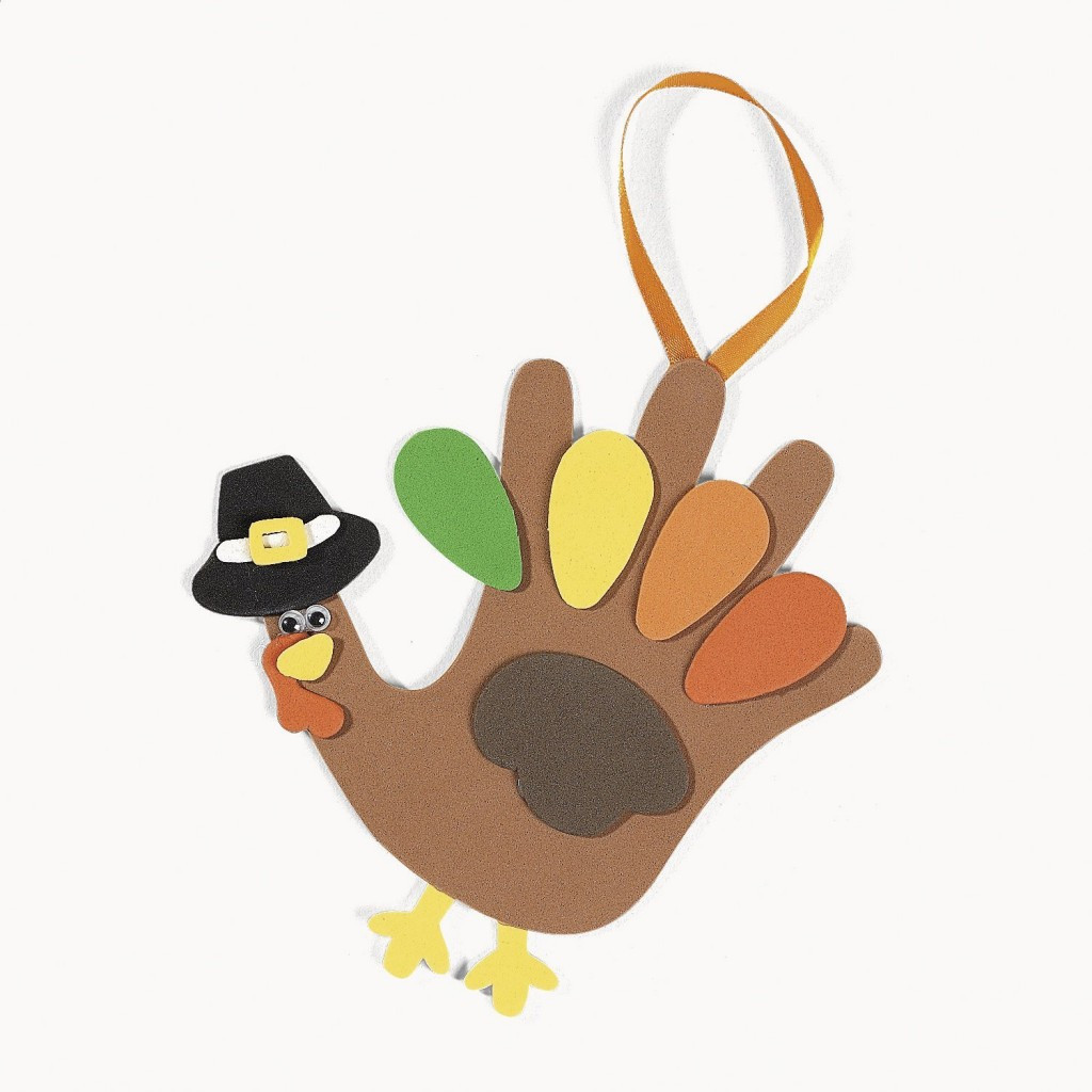 Thanksgiving Hand Turkey
 15 Ways to Make Thanksgiving Fun for Kids A Bird and a Bean