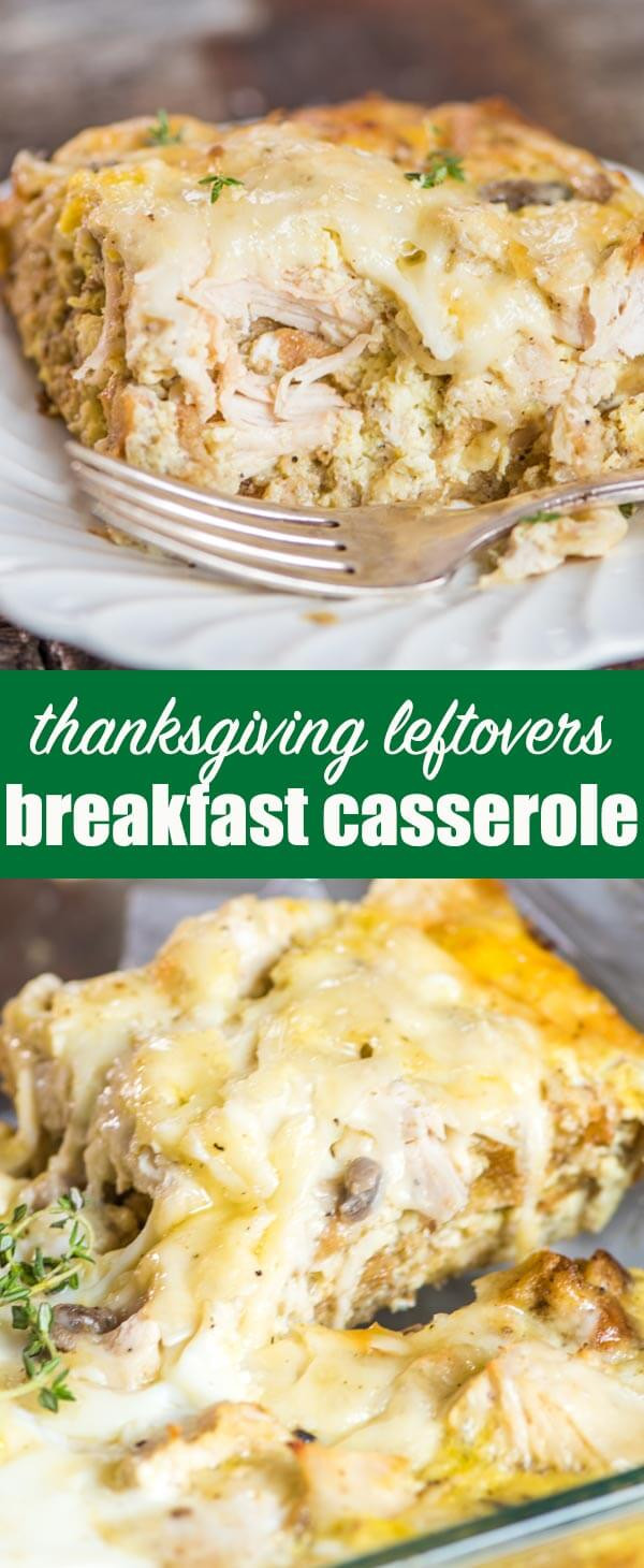 Thanksgiving Leftover Breakfast
 Thanksgiving Leftovers Breakfast Casserole Make Ahead or