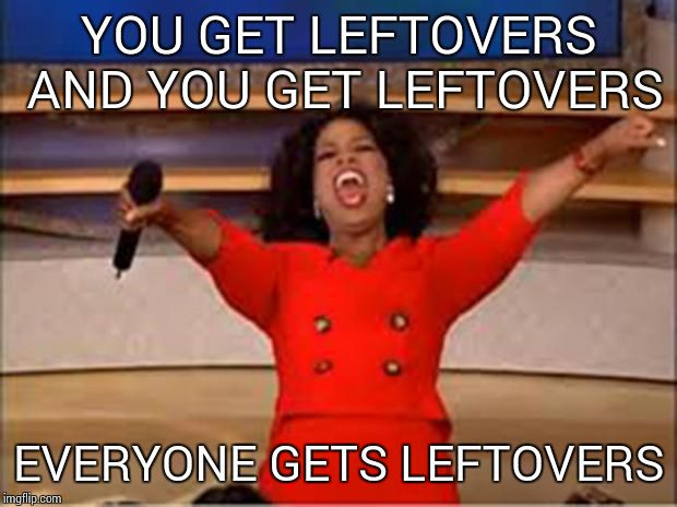Thanksgiving Leftovers Meme
 When leaving after thanksgiving dinner Imgflip