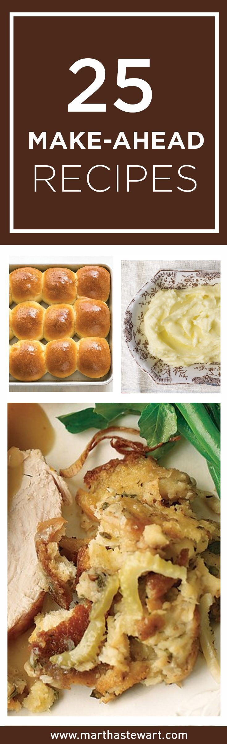 Thanksgiving Make Ahead Recipes
 17 Best images about thanksgiving on Pinterest