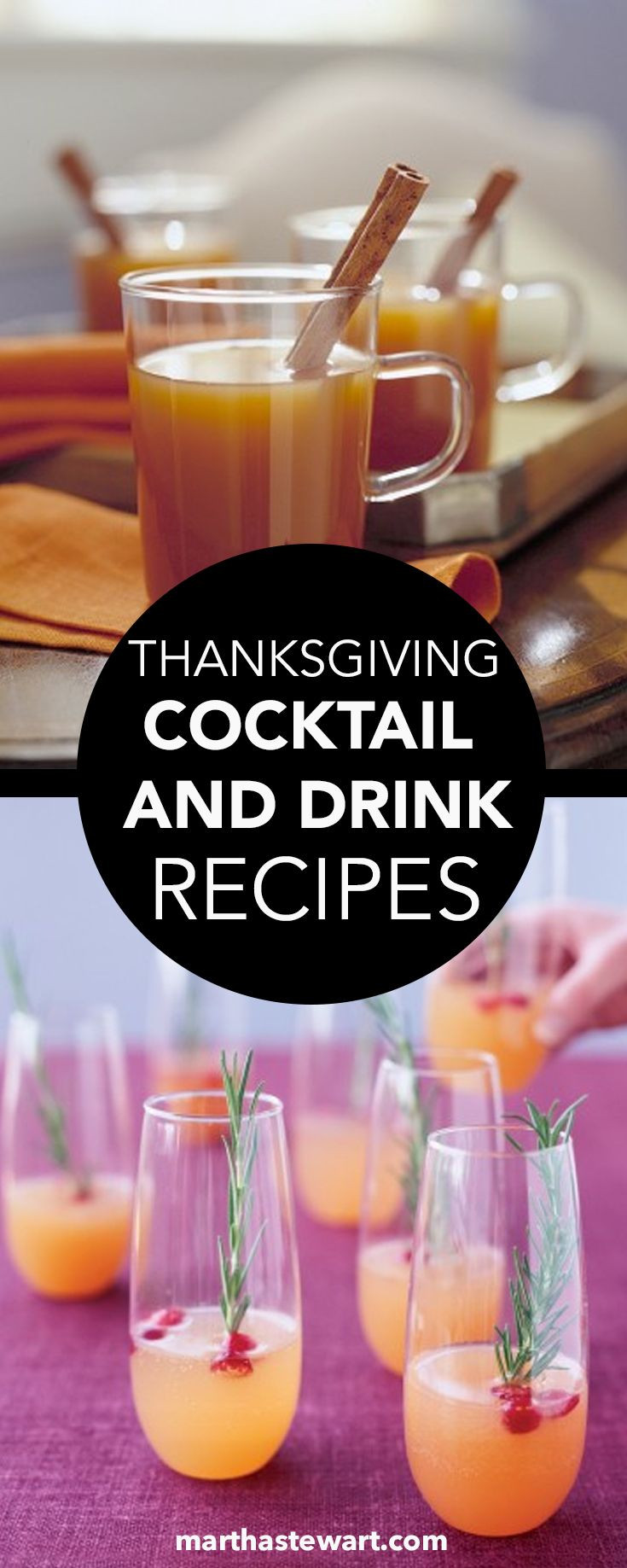 Thanksgiving Non Alcoholic Drinks
 Thanksgiving Cocktail and Drink Recipes